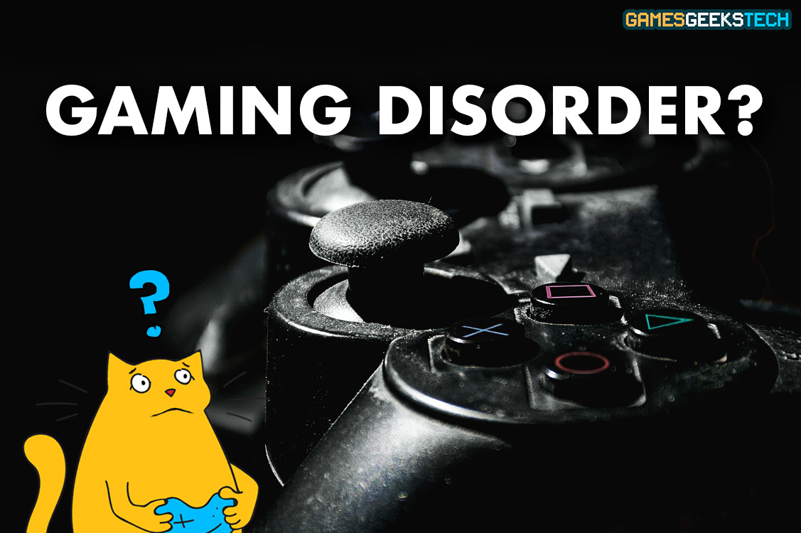 Image of GGT mascot Gus, looking puzzled over Gaming Disorder.