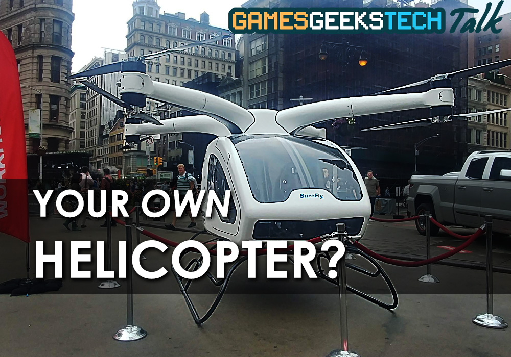 Workhorse SureFly personal helicopter lands in NYC